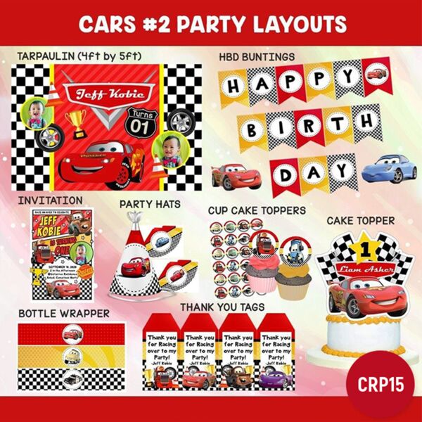 Cars #2 Party Layouts  Thumbnail