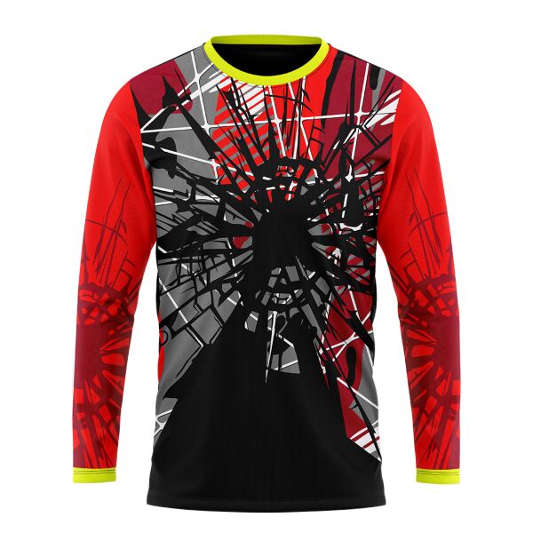 Black_Red Rider Full Print Long Sleeve Shirt Thumbnail
