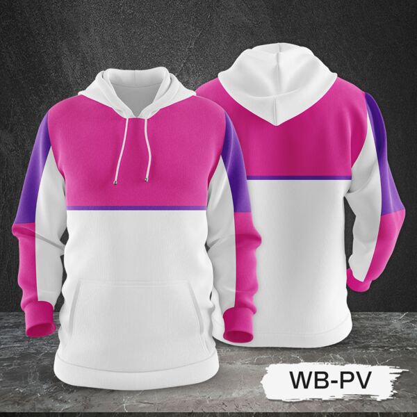 3 Color Combination Hoodie Jacket Full Print Sublimation Thumbnail