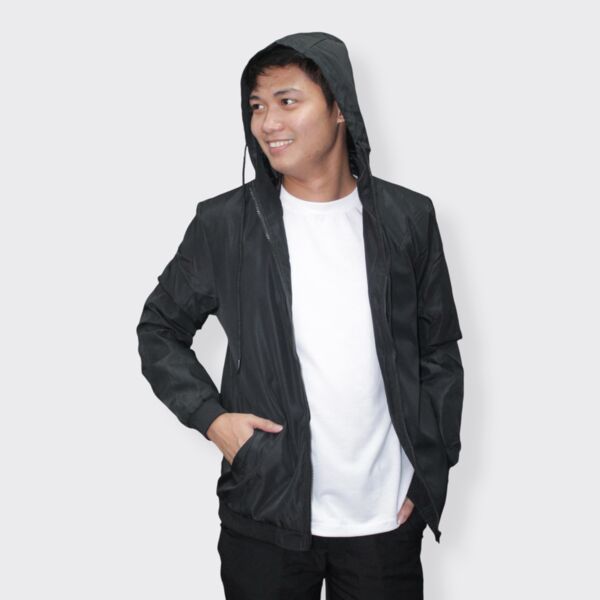 Bomber Jacket with Hood Thumbnail