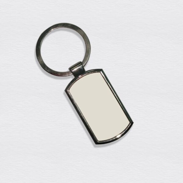 Metal Dog Tag Keychain Thumbnail