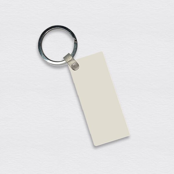 Wooden Long Rectangle Keychain Thumbnail