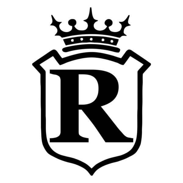 Crown Medal - Black - (Letter R) - MG6 Thumbnail