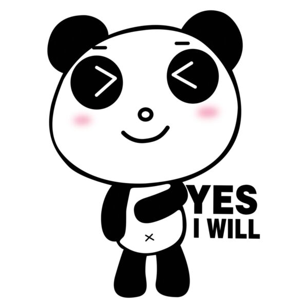 Couple Fixed Designs - Cute Panda 02 - PD-02 Thumbnail