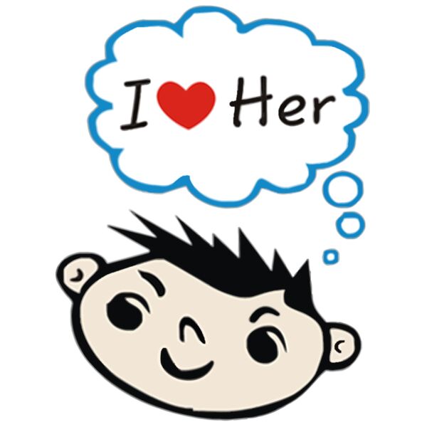 Couple Fixed Designs - I Love Her - LF01 Thumbnail