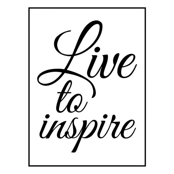 Live To Inspire - Italic Text - PST9 Thumbnail