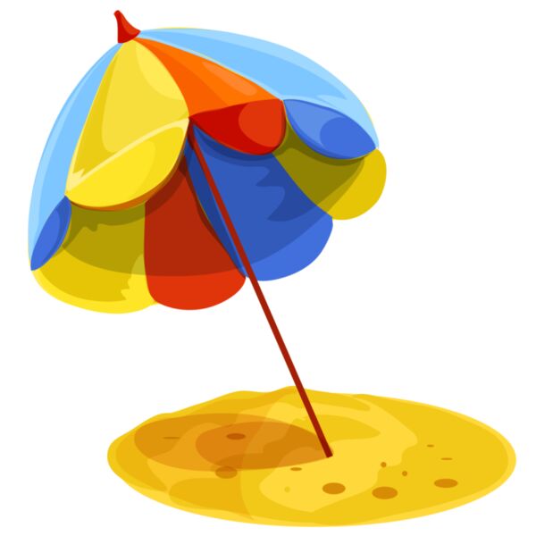 Summer Sticker - Beach Umbrella - VSS15 Thumbnail