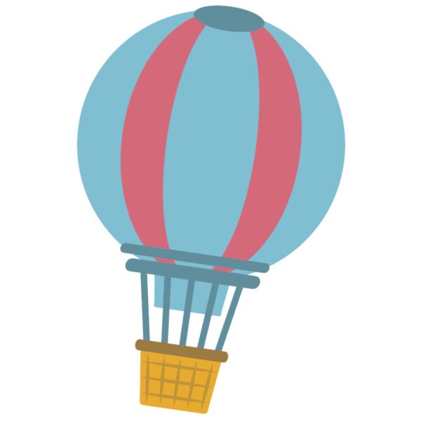 Summer Sticker - Hot Air Balloon - VSS22 Thumbnail