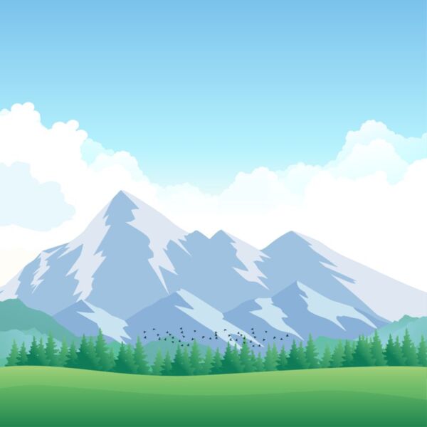 Summer Background Pattern - Plains & Mountains 02 - VSP17 Thumbnail