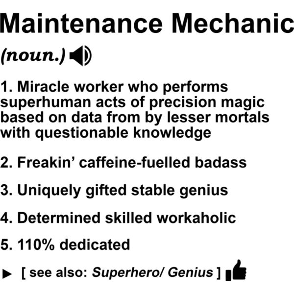 Professional Series - Definition - Maintenance Mechanic - DF20 13 Thumbnail