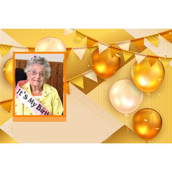 Adult Background - Golden Balloons - AB20-03 Thumbnail