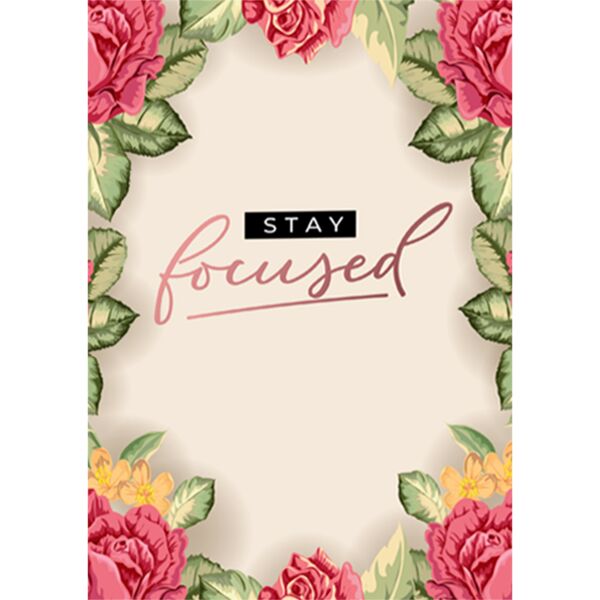 Notebook Designs - Stay Focused Thumbnail