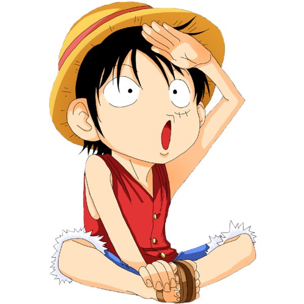 One Piece, Strawhat Luffy Anime Chibi, Popular Designs, Anime Chibi - AC 3 Thumbnail
