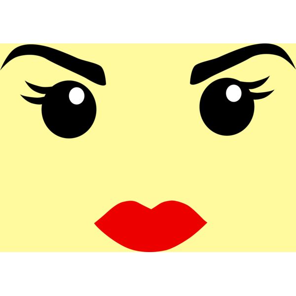 Lego, Lego Face Girl Clipart, Popular Designs, Bricks - BRK 2 Thumbnail