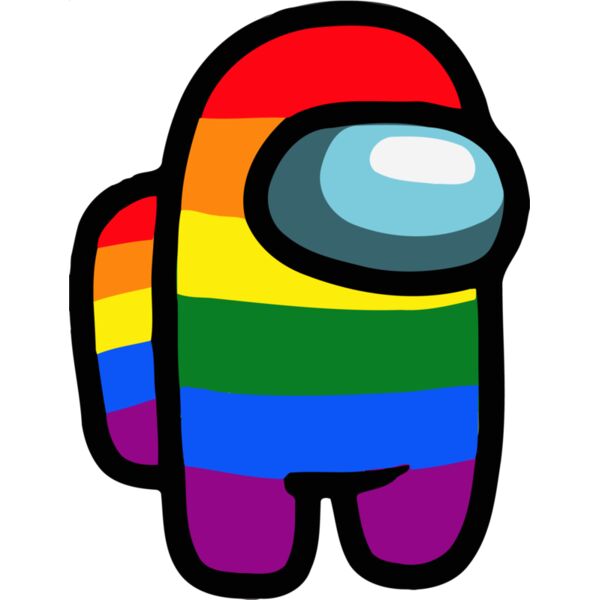 Game, AmongUs Rainbow Clipart, Popular Designs, Among Us - AMU 2 Thumbnail