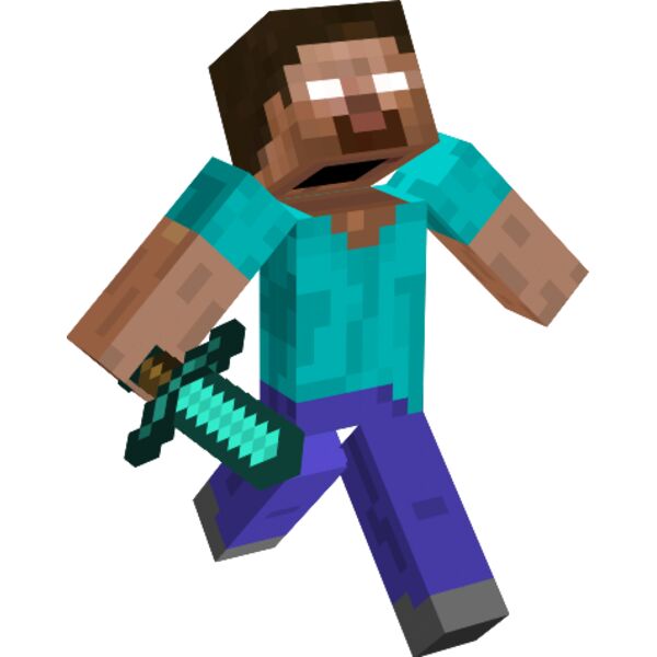 Game, Minecraft Steve Clipart, Popular Designs, Minecraft - MC 7 Thumbnail
