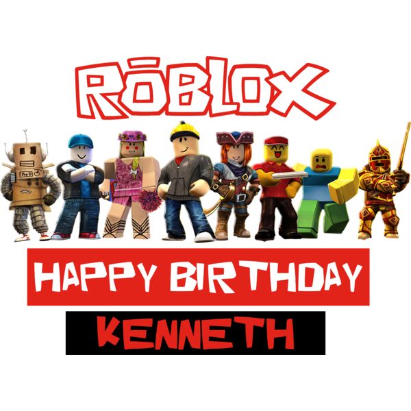 Game, Roblox Birthday Template, Popular Designs, Roblox - R 8 Thumbnail