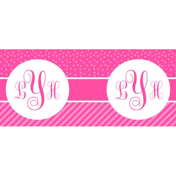 Combination Background Pattern, Full Print Background with Name, Changeable Photo, Editable Name, Arrow Pattern, Dots Pattern, Stripe Pattern, Pink Patter,  Mug Full Print, CP2 Thumbnail
