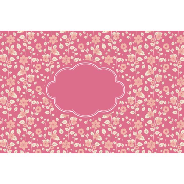 Classic Floral Design, Classic Floral Theme, Classic Floral Background, Customizable Name - SD 13 Thumbnail