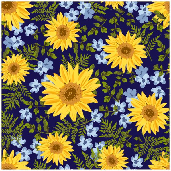 Flower  Sun Flowers  Background Designs with Frame  Floral Background  FLR 24 Thumbnail