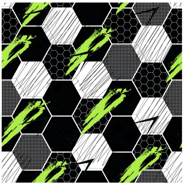 Pattern  Black   White Hexagon  Background Designs with Frame  Gentlemens Background  GNM 2 Thumbnail