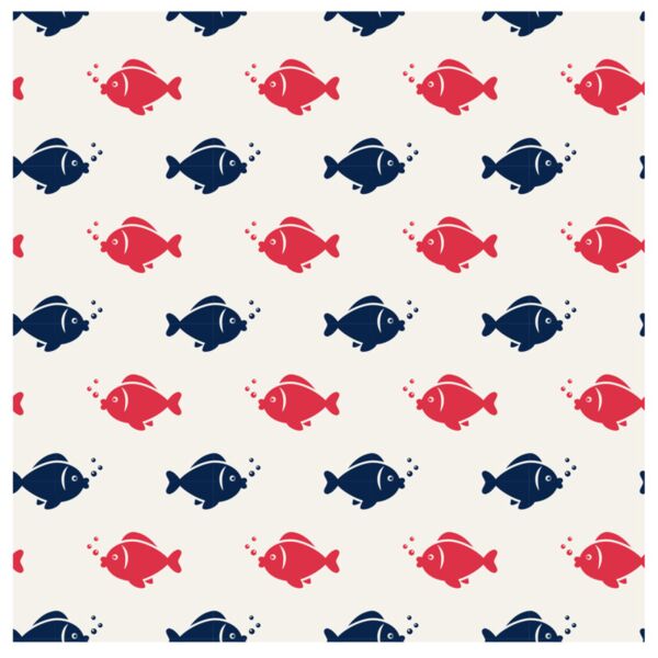 Pattern  Blue   Red Fish  Background Designs with Frame  Marine Background  MRN 23 Thumbnail