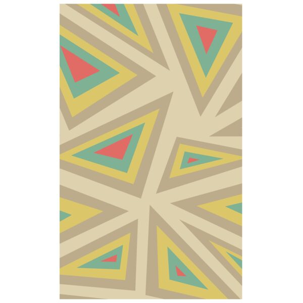 Pattern  Brown Yellow Green   Orange Triangles  Background Designs with Frame  Retro Background  RTR 19 Thumbnail