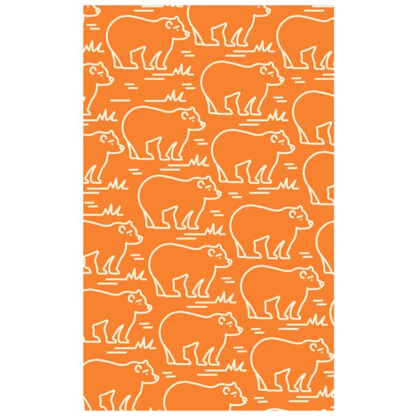 Pattern  Bears  Background Designs with Frame  Retro Background  ELM 19 Thumbnail