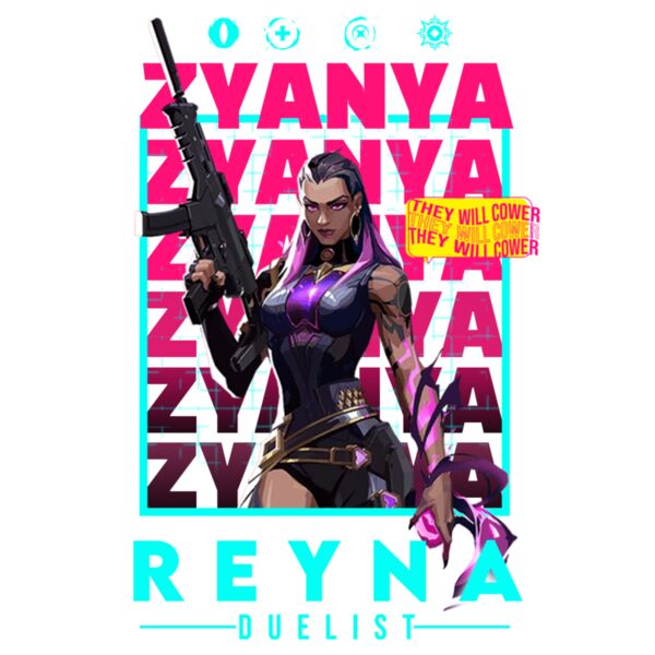 Valorant, Reyna Template, Radianite, RAD-6 Thumbnail