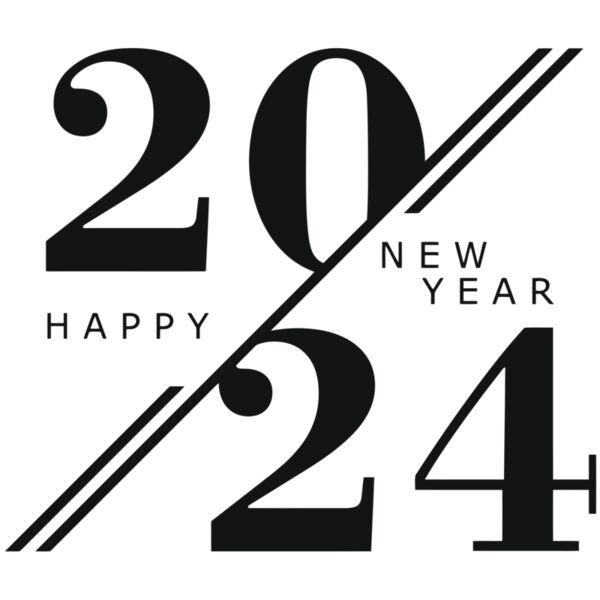 Happy New Year 2024 - New Year 2024, Changeable Color - SVS-6 Thumbnail