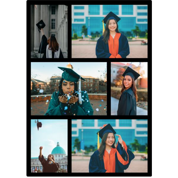 6 Photo Collage, A4 Size Frame - CL11 Thumbnail