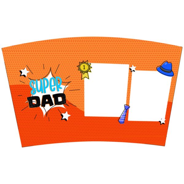 SUPER DAD, Photo Template, Tumler, Mugs - DPT12 Thumbnail