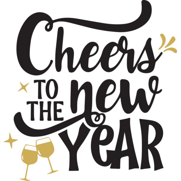 Cheers to the New Year, New Year 2026 Design - NYD-18 Thumbnail
