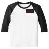 Raglan 3/4 Roundneck Shirt (White Body) Thumbnail