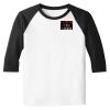 Raglan 3/4 Roundneck Shirt (White Body) Thumbnail