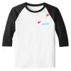 Raglan 3/4 Roundneck Shirt (White Body) Raglan 3/4 Roundneck Shirt (White Body) Thumbnail