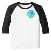 Raglan 3/4 Roundneck Shirt (White Body) Raglan 3/4 Roundneck Shirt (White Body) Thumbnail