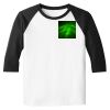 Raglan 3/4 Roundneck Shirt (White Body) Raglan 3/4 Roundneck Shirt (White Body) Thumbnail