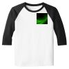 Raglan 3/4 Roundneck Shirt (White Body) Raglan 3/4 Roundneck Shirt (White Body) Thumbnail