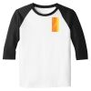 Raglan 3/4 Roundneck Shirt (White Body) Raglan 3/4 Roundneck Shirt (White Body) Thumbnail