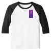 Raglan 3/4 Roundneck Shirt (White Body) Raglan 3/4 Roundneck Shirt (White Body) Thumbnail