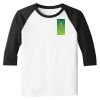 Raglan 3/4 Roundneck Shirt (White Body) Raglan 3/4 Roundneck Shirt (White Body) Thumbnail