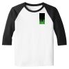Raglan 3/4 Roundneck Shirt (White Body) Raglan 3/4 Roundneck Shirt (White Body) Thumbnail