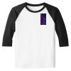 Raglan 3/4 Roundneck Shirt (White Body) Raglan 3/4 Roundneck Shirt (White Body) Thumbnail