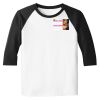 Raglan 3/4 Roundneck Shirt (White Body) Thumbnail