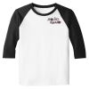 Raglan 3/4 Roundneck Shirt (White Body) Raglan 3/4 Roundneck Shirt (White Body) Thumbnail