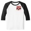 Raglan 3/4 Roundneck Shirt (White Body) Raglan 3/4 Roundneck Shirt (White Body) Thumbnail