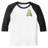 Raglan 3/4 Roundneck Shirt (White Body) Raglan 3/4 Roundneck Shirt (White Body) Thumbnail