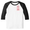 Raglan 3/4 Roundneck Shirt (White Body) Raglan 3/4 Roundneck Shirt (White Body) Thumbnail