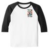 Raglan 3/4 Roundneck Shirt (White Body) Raglan 3/4 Roundneck Shirt (White Body) Thumbnail